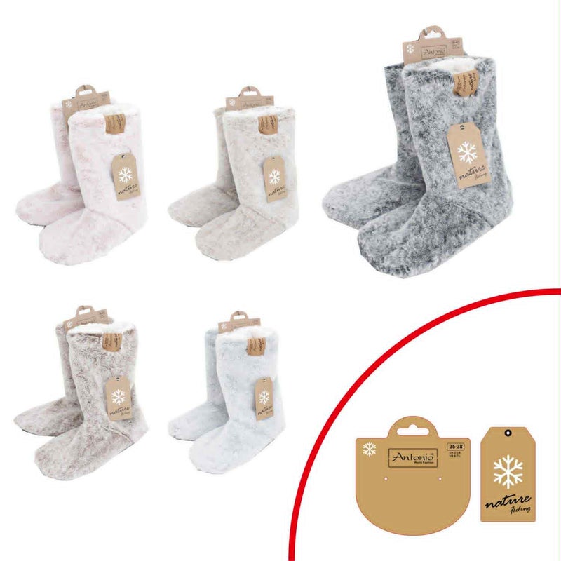 Teddytossut, karvatohvelit, useita v&auml;rej&auml;