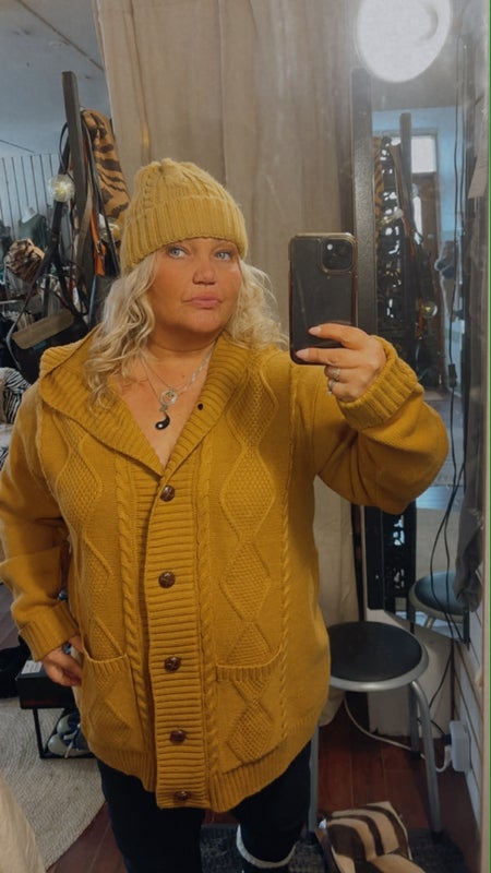 Neulehuppari OKRA , okrankeltainen